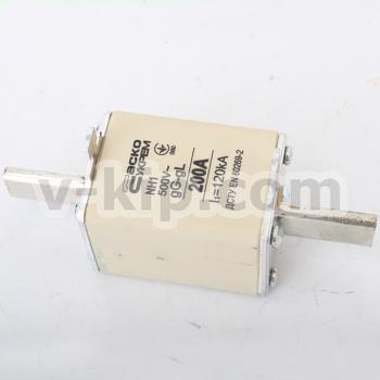 Предохранитель 200а nh1 gL gG 500v l1=120KA фото 1