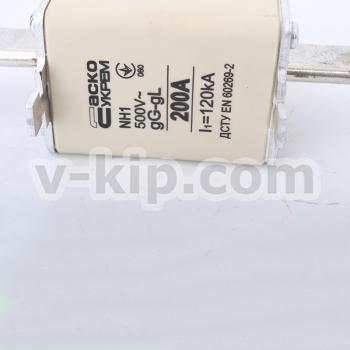 Предохранитель 200а nh1 gL gG 500v l1=120KA фото 3